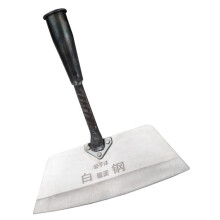 Hardened garden shovel manganese steel ergonomic tool for weeding, gardening, and soil cultivation, durable and easy to handle.