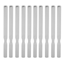Salon Quality Nail File Stainless Steel Double Sided For Acrylic Gel Nails Multi Directional Etching Design With Anti Slip Grip, All In One Nail Tool