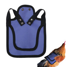 Hen Saddle Poultry Vest Jacket with Adjustable Straps for Pet Chickens in Purple - Durable Protector Clothing for Chicken Coops