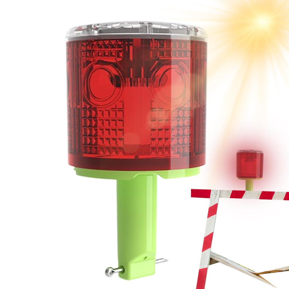 Solar Beacon 6Led, Visibility Waterproof Strobe For Roads And Construction Sites, Solarpowered Warning Light 9189345113680