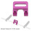 1/10 Guida cavi modulare, alluminio, 3 g, viola 4