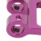 1/10 Guida cavi modulare, alluminio, 3 g, viola 6