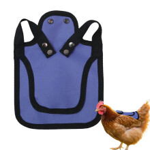 Chicken Saddle Hen Protector Vest for Feather Regrowth Support Adjustable Fit Purple