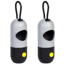 Le distributeur de sacs Ă crottes de chien Ă changement-Gris