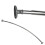 Croydex Croydex Shower Curtain Rod, Aluminium, Chrome, One Size 1