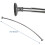 Croydex Croydex Shower Curtain Rod, Aluminium, Chrome, One Size 5