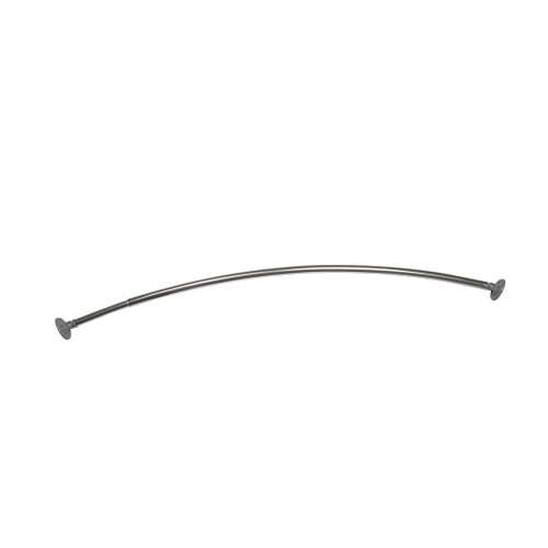 Croydex Croydex Shower Curtain Rod, Aluminium, Chrome, One Size 2