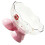 Dekorative Boot Candy Bowl Dessertteller mit großem-  Rosa 1