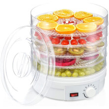 5Tray Food Dehydrator with Digital Temperature Control for Jerky Fruits and Herbs