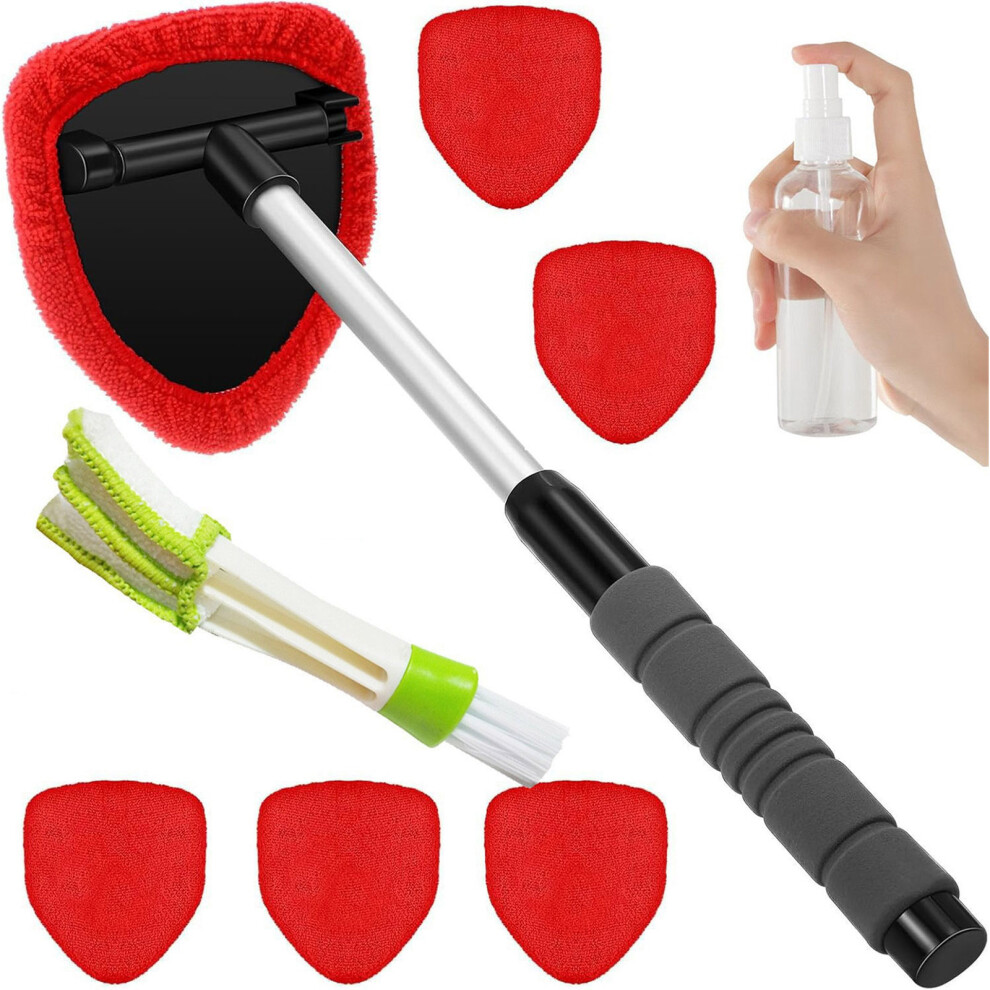 Extendable Windshield Cleaner With Rotating Head And 6- Red 7704000651950
