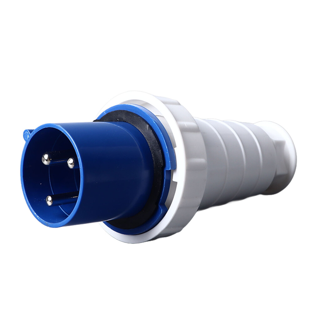 Durable Waterproof Industrial Power Plug 3 Pin 63A 220V Stable Connection 6941368773417