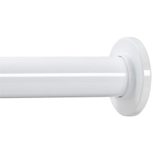 Ivilon Tension Curtain Rod - Spring Tension Rod for Small Windows or Shower, 16 to 24 Inch. White