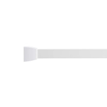 Croydex Slenderline Modular Shower Rail Kit includes L-Shaped/U-Shaped/Straight Ceiling Support/Hooks and Gliders, White