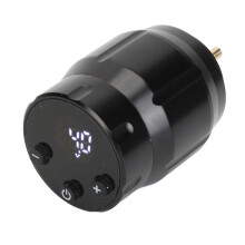 Tattoo alimentatore wireless 1500mAh 37x64mm Nero