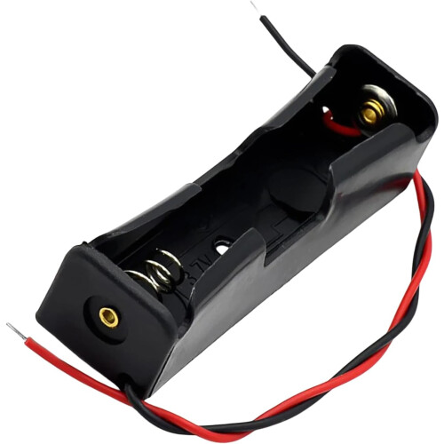 18650 Battery Holder with Circuit Board for Electronics, Shock Resistant Rechargeable Case 1