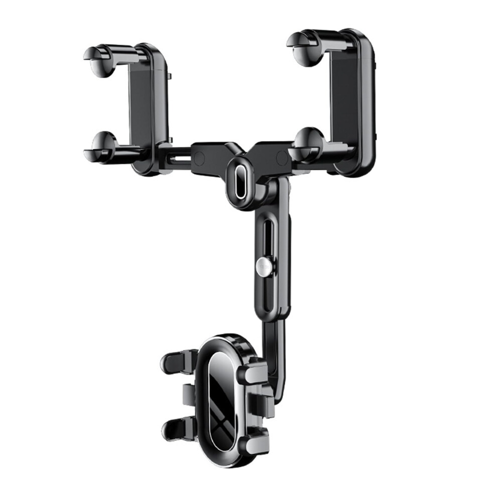 Rotatable Handsfree Cellphone Holder Car Rear View Glass Mount 360 Rotation Retractable Phone Holder Universal 9426802367577