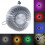 1W RGB LED φωτεινό επιτοίχιο φωτιστικό οροφής διαδρόμου φωτιστικό νυκτός ζεστό λευκό 3