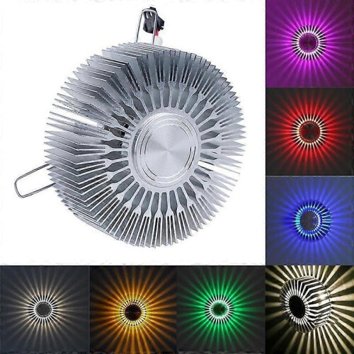 1W RGB LED φωτεινό επιτοίχιο φωτιστικό οροφής διαδρόμου φωτιστικό νυκτός ζεστό λευκό 2