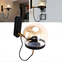 Βάση τοίχου από γυαλί Blowing Tech, ύψους 35cm, E27
