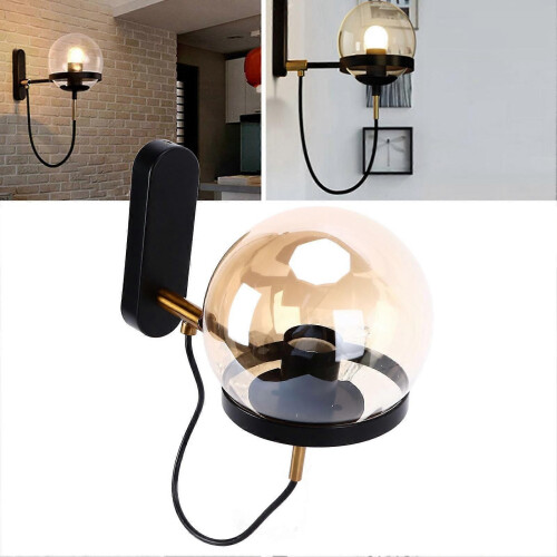 Βάση τοίχου από γυαλί Blowing Tech, ύψους 35cm, E27