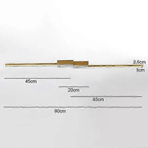 (RC Control, A Style 90cm Gold) Φωτιστικό οροφής LED για σαλόνι, υπνοδωμάτιο, μοντέρνο σπίτι