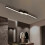 (RC Control, B Style 56CM Μαύρο) Φωτιστικό οροφής LED για σαλόνι, υπνοδωμάτιο, μοντέρνο σπίτι D 3