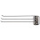 Decko Bath Products Decko #38190 Swing Arm Kitchen Towel Rack, Chrome 2