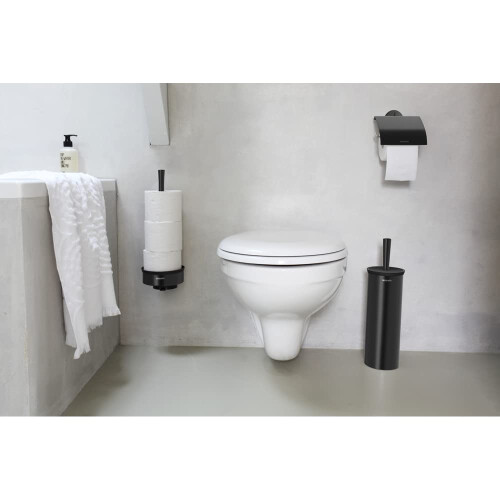 Brabantia Brabantia Toilet Brush and Holder, Black 1