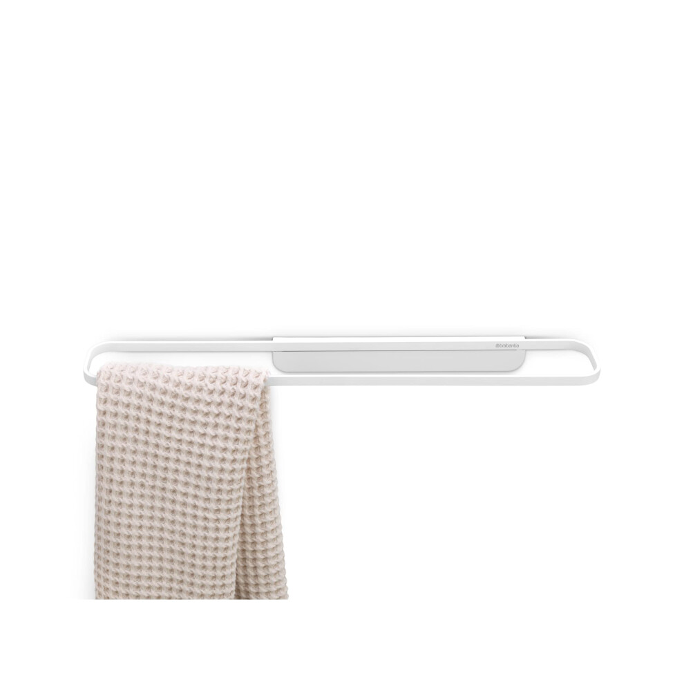 Brabantia - Mindset Towel Rail - Fits Regular Or Folded Big Towels - Holds Up To 2 Kg - Corrosion Resistant - Bathroom Storage Accessory - Fixing