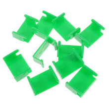 10 pieces toy track separator fixer rails blue railway track rail connection train connector adapter train buckle buckle model plastic green