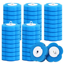 Newthinking Disposable Toilet Brush Head Refills, Disposable Toilet Cleaning System Bathroom Closestool Cleaning Wand Cleaner Pads Replacement Head,