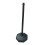 Traffic Post Cone 33 Inch, Parking Post, Multipurpose Construction Road Safety Cone, Black 1