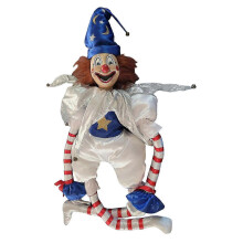 Nouveauté : Poupée Clown Poltergeist, peluche clown effrayante, douce et moelleuse, Halloween