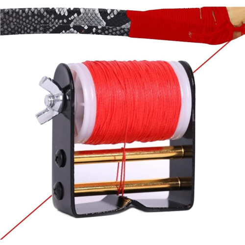 Adjustable Bow String Serving Tool, Bow Server, Durable Bowstring Serving Thread Jig Accessories for Recurve Compound Bow 1