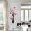 Decorative Flower Wall Art, Reflective Acrylic Pieces Enhance Any Smooth Surface, 3D Effect Elevates Your Space 4