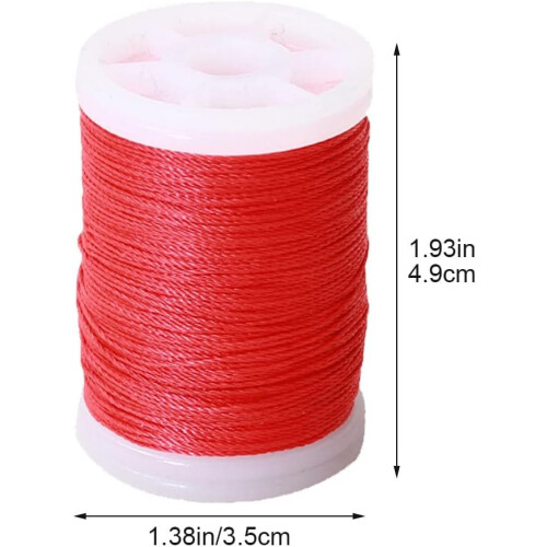 Archery Bow String Serving Thread Durable Bowstring Serving Thread for Compound Recurve Bow Tying Peep Sight Nock Point Red Ref: 2820 2