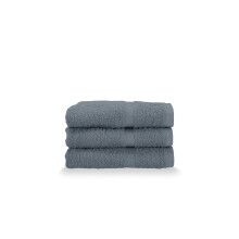 Gabel Guest Towels, Pure Cotton Hydrophilic Sponge, 40 x 60 cm, Metal, Set of 3