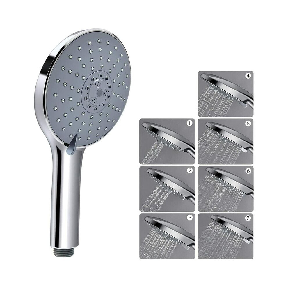 Handheld Shower Head With Universal Massage, 7 Spray Settings, Self-Cleaning Nozzle Prevents Scale Buildup, Art And Quality Design, Easy Installation 9074015766986