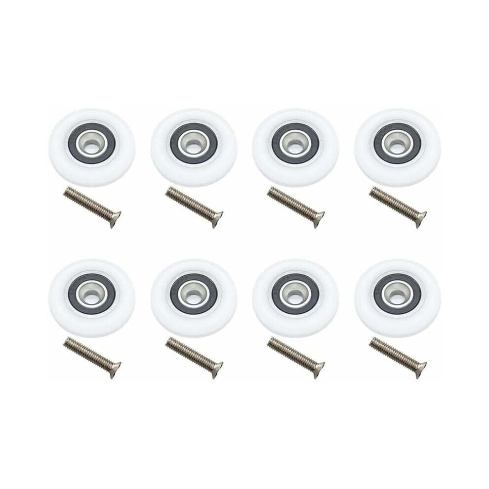 Round Nylon Pulley Wheels, Flexible Slide Smooth Operate For Slide Window Door, Hardware Replacement Shower Door Runners Enhanced Durability And Longe 9074015767884