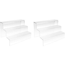 Présentoir à bouteilles de bar à monter soi-même, pour vitrines en acrylique transparent. Rehausseur élégant en acrylique au design compact,