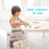 Folding Step Stool, Sturdy And Multipurpose Folding Stool For Both Children And Adults, Space Saving Design Saves Over 90% Storage Space When Folded, 4