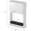 Ομπρέλα οργάνωσης για συλλογή βροχής που εξοικονομεί χώρο, λεπτό προφίλ για 5
