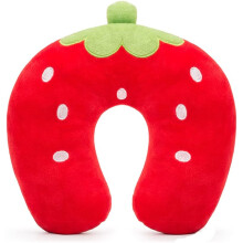 Machine Washable Travel Pillow for Kids, Ergonomically Designed for Cervical Support