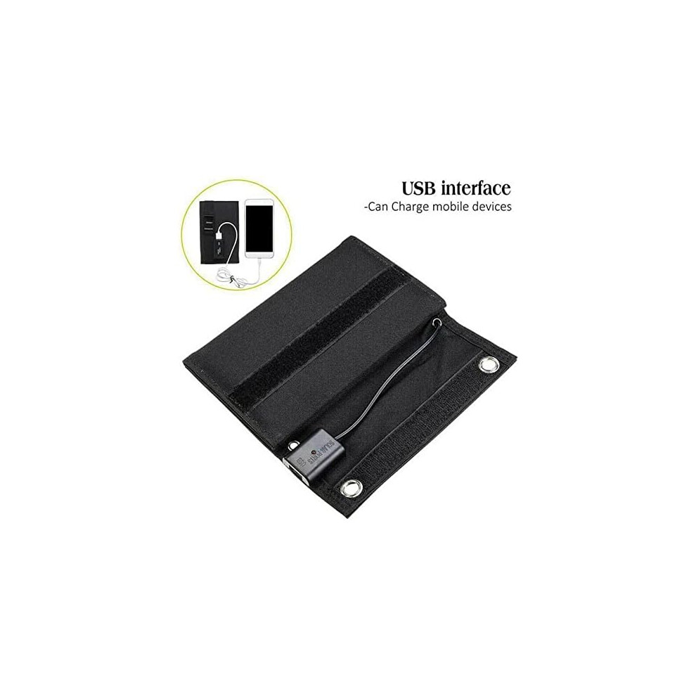 Monocrystalline Foldable Solar Panel, Versatile Output Portable Charger With Smart Charging Technology For Rv Trips 9128293423908