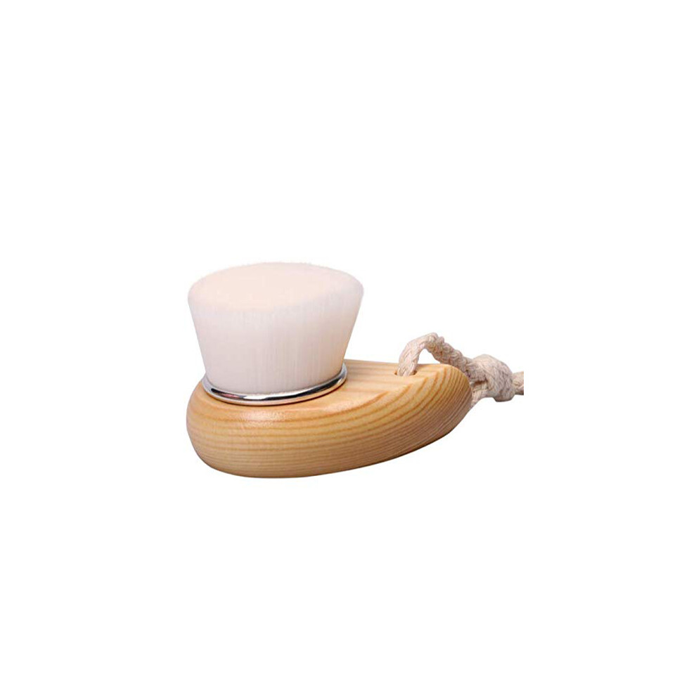 Facial Cleansing Wizard, Ultra Fine Soft Bristle For Gentle Exfoliation, Wooden Handle For Enhanced Stability