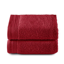 Top Towel - Premium - Large Bath Towels - Bath Towels -2 Hand Towels -50 x 100 cm - 100% Cotton - 600 g - Maroon
