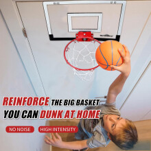Heavy Duty Steel Basketball Rim, Comprehensive Package For Indoor Outdoor Fun, All Weather Net Included Ensures Continuous Play