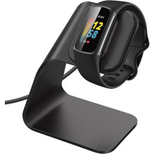 Charge rapide et sécurisée pour Fitbit Charge5/Luxe, câble de charge de remplacement avec support de charge magnétique, design portable et tapis