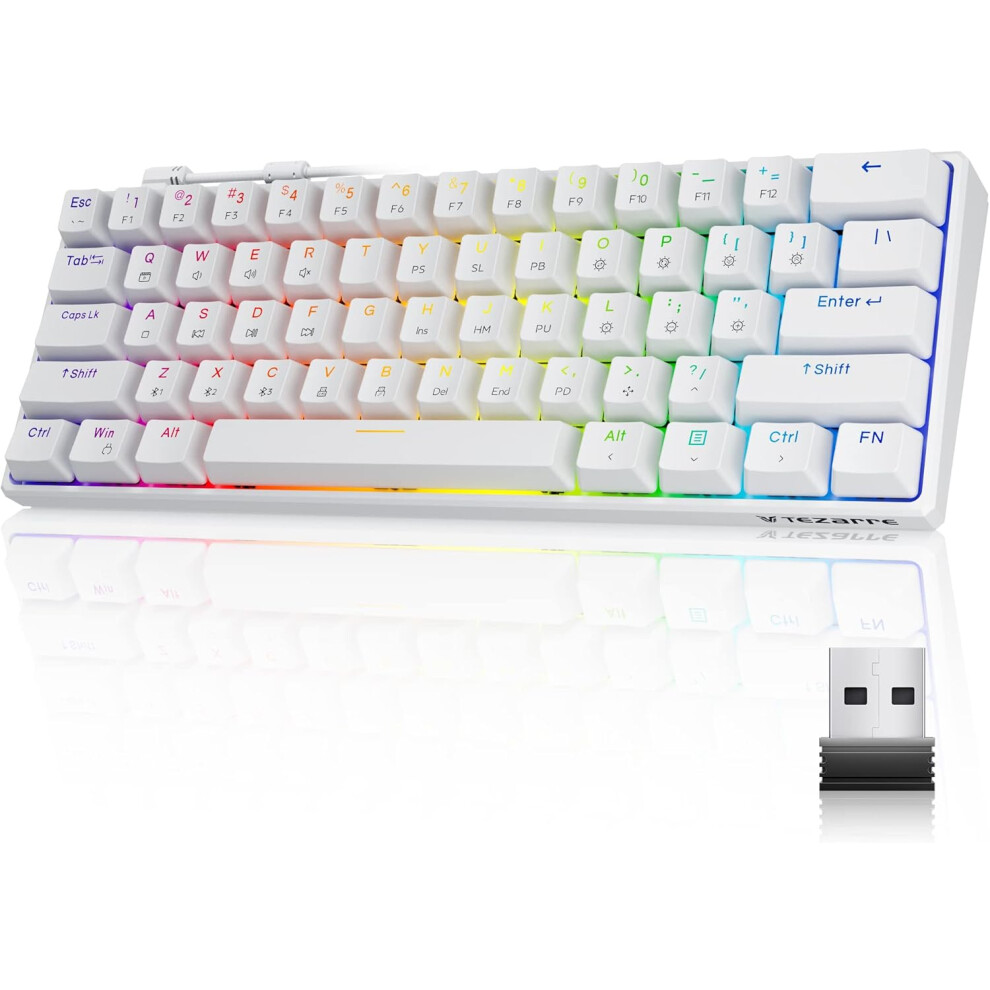Rgb Backlit Keyboard For Windows, Macos, Ios, Android, Linux, Xbox, Playstation, Hot-Swappable Function, Non-Conflict Keys, Doubleshot Pbt Keycaps, 9004841520360