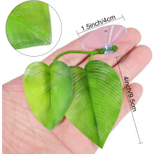 Migliora il tuo acquario: set di 4 amache a forma di foglia per pesci Betta, posti di riposo realistici, leggeri e resistenti, perfetti per simulare